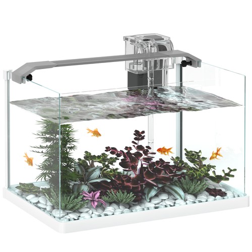 Pawhut acquario vetro - pawhut,